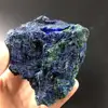 The crystal is pure natural azurite of monoclinic system for household pendulum eliminates negative energy