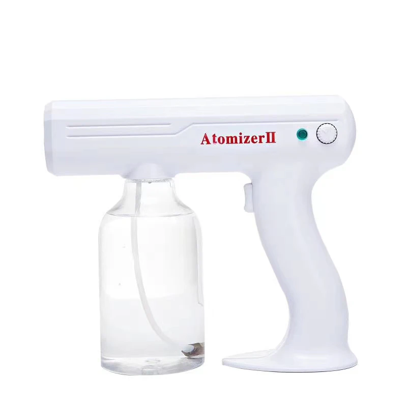 

Electric Spray Gun with 800ML Container Rechargeable Lithium-ion battery cordless handheld sprayer cordless handheld sprayer, White
