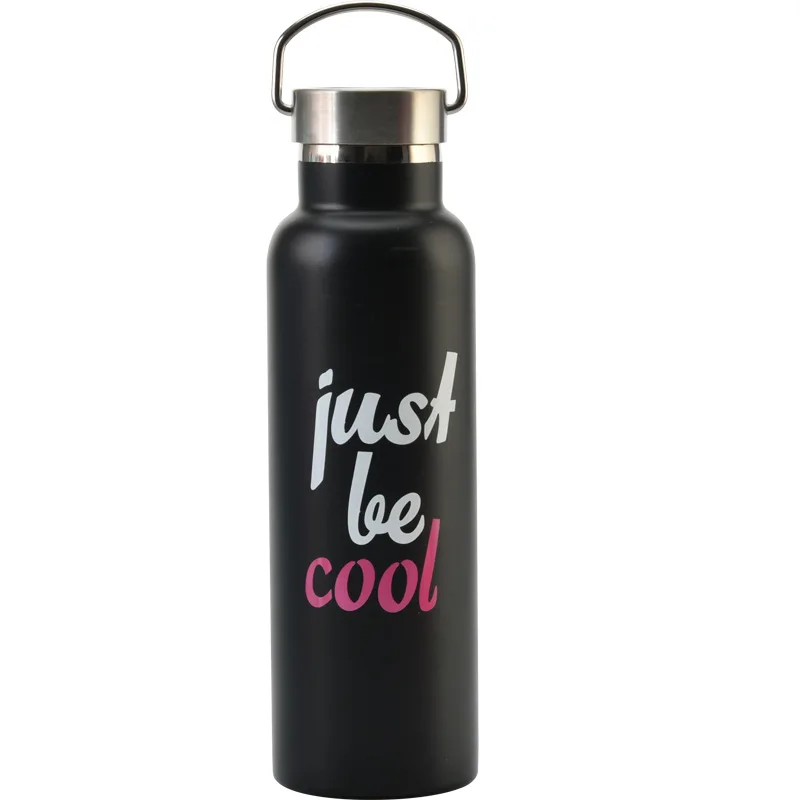 

Customized Large-capacity Vacuum Flask with Handle Space Jug Girl 600ml Stainless Steel Outdoor Sports Cup, More colors (please remark)