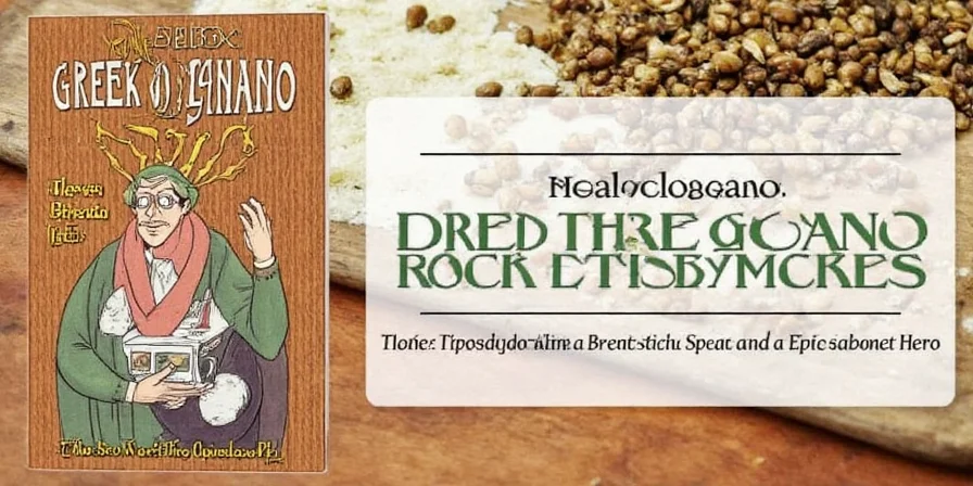 Comparison photo showing different oregano types including Greek, Italian, and Mexican oregano