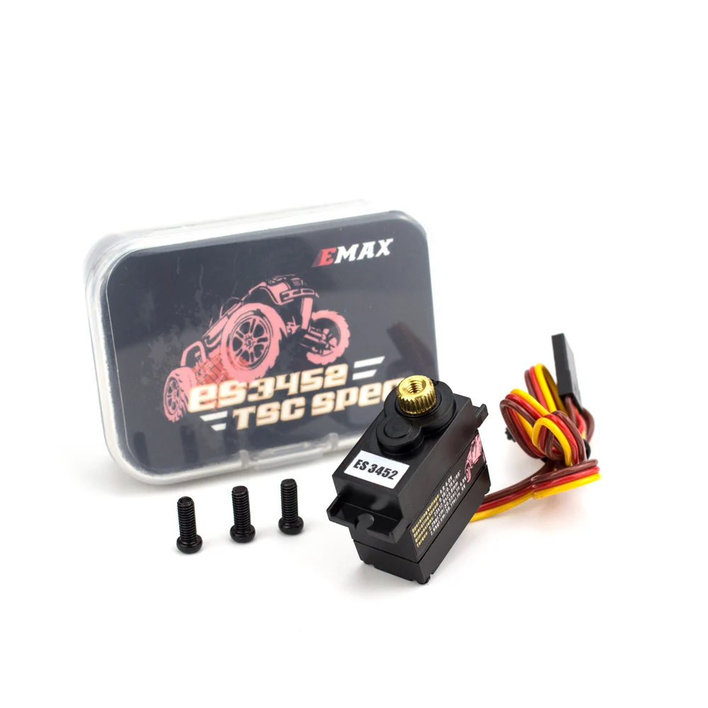 
Factory Price EMAX ES3452 Waterproof Metal Gear Digital Servo For TRX4 1/18 LaTrax shift servo 