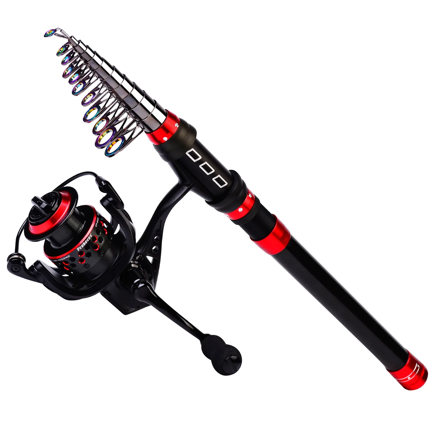 

Colorful Ring Carbon Fiber Surfcasting Spinning Fishing Poles 1.8m-3.6m Telescopic Sea Fishing Rods