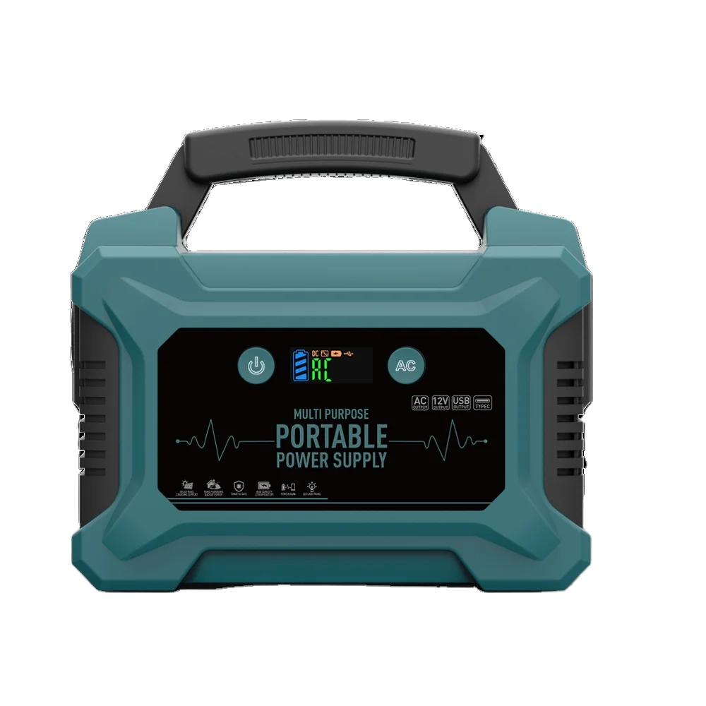 

300W Portable Generator Rechargeable Lithium Battery Pack Solar Generator for CPAP Backup Camping Emergency