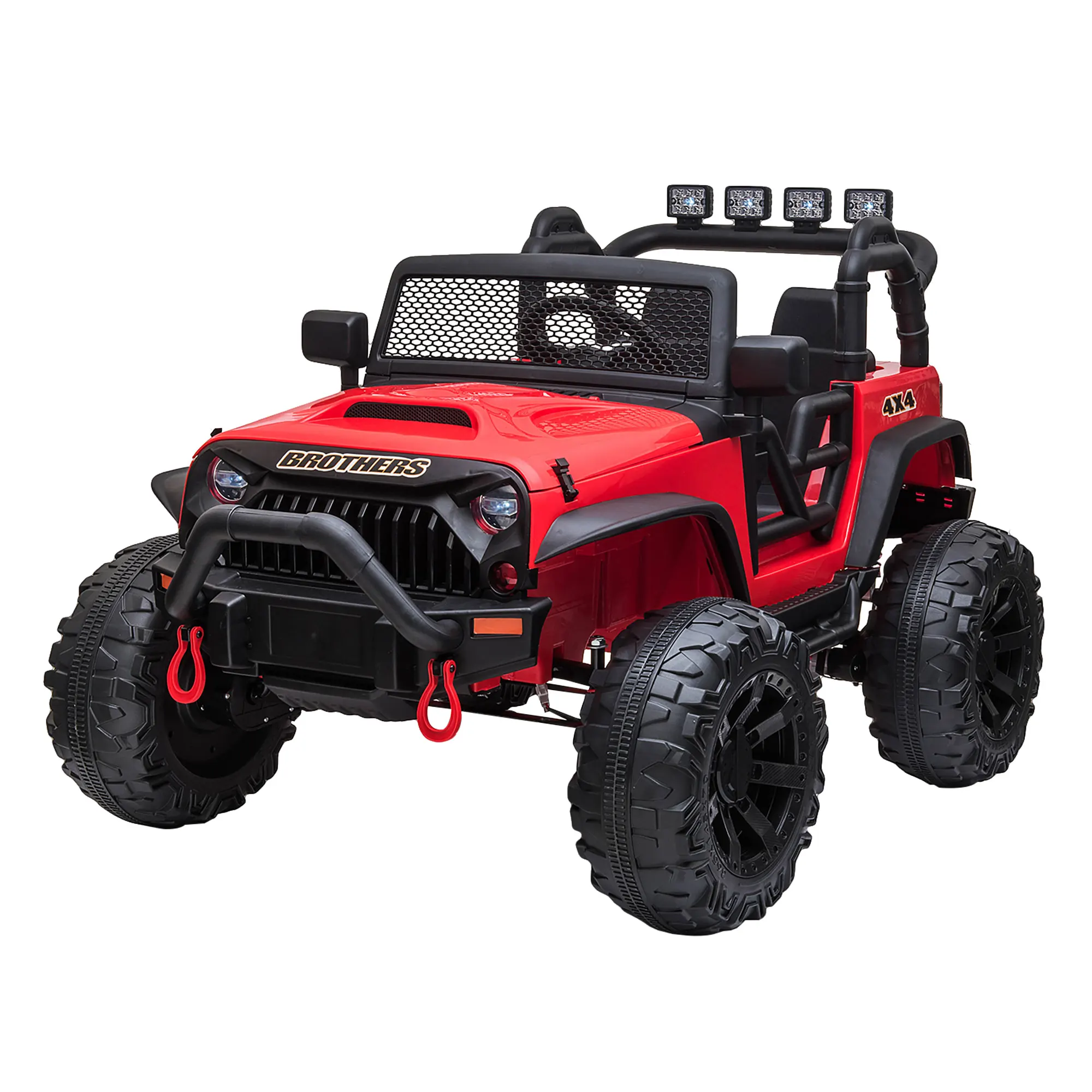 

12V pink jeeps power car wheels car with parent remote for boys girls