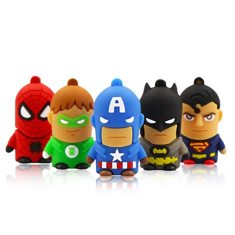 

Cartoon gift creative custom 3D anime rubber model 8GB usb flash drive