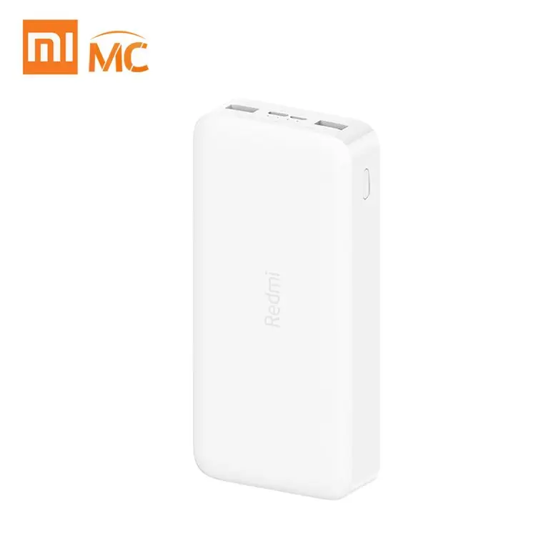 

2021 Original Xiaomi Redmi Nes Original Xiaomi Redmi PowerBank 10000 mAh Portable Power bank External PowerBank Phone Battery Ch, White