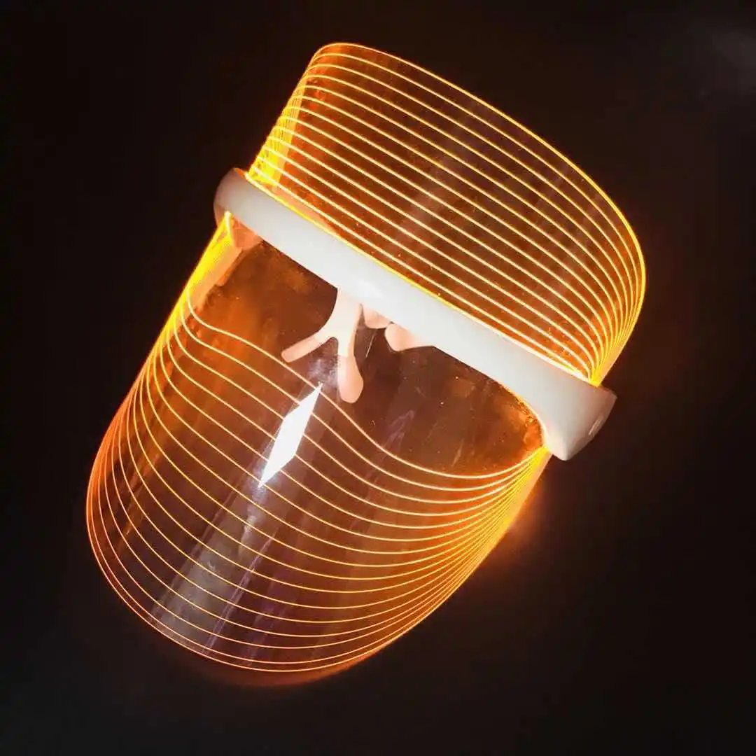 

2022 LED light therapy 7 colors rechargeable lightweight seven lights colors facial beauty device