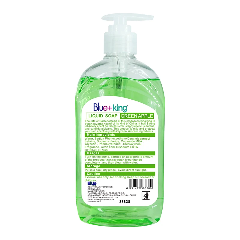 Fda Approved Wholesale Aloe Vera 500ml Antibacterial Liquid Hand Soap