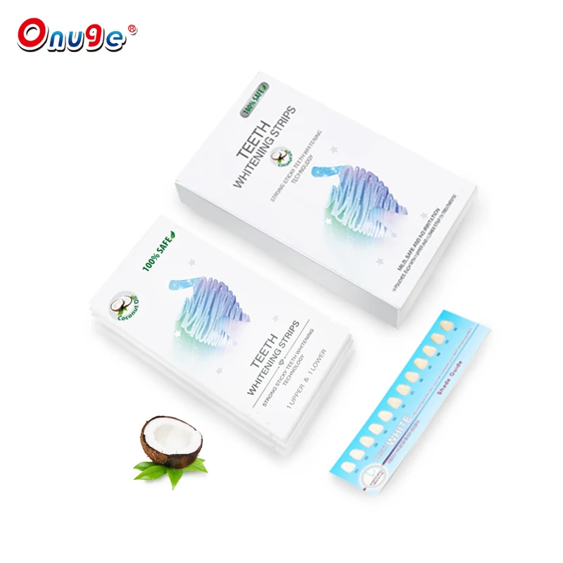 

Professional Teeth Whitening Supplies Peroxide Coconut Teeth Whitening Strips Ouge