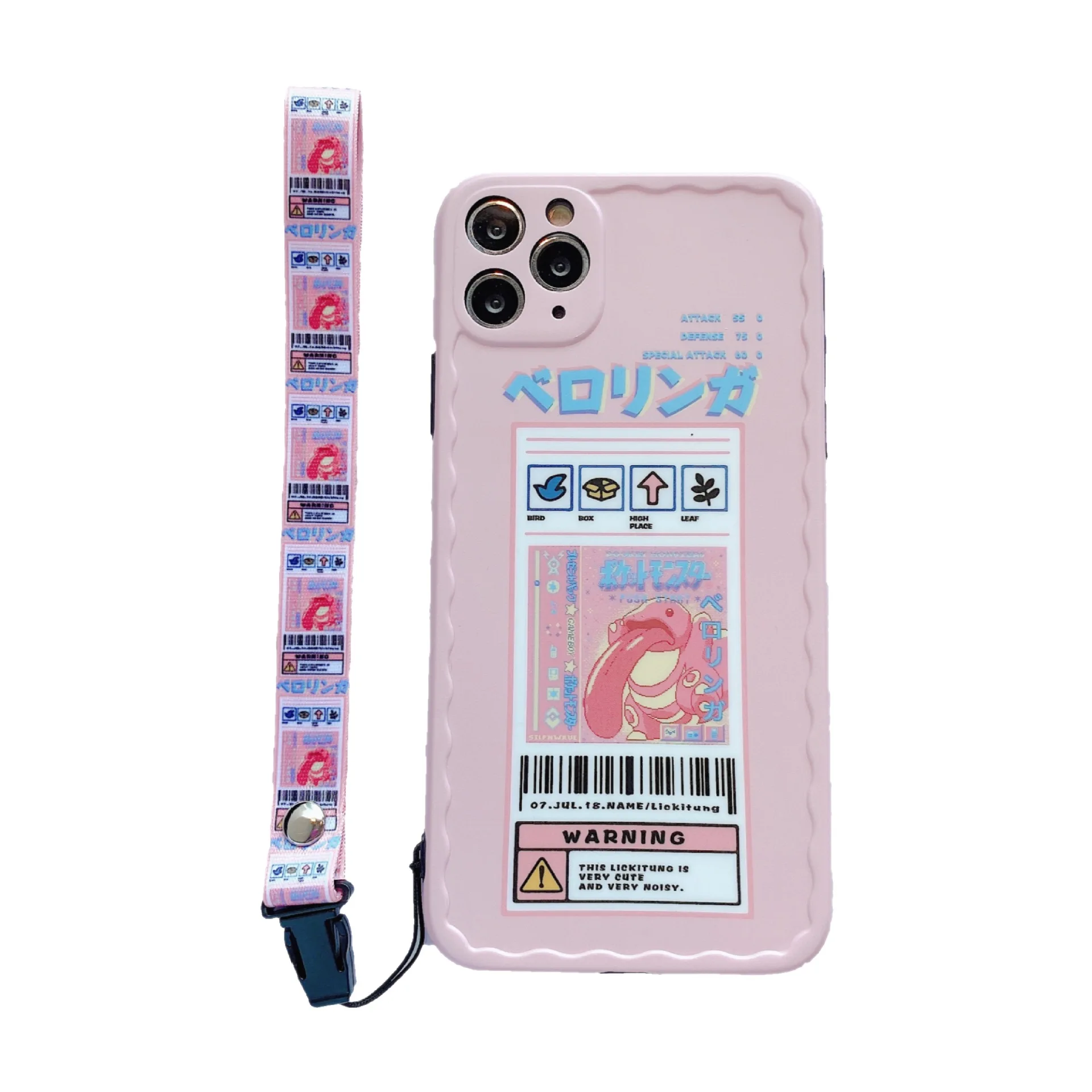 

2021 New High quality Amazon hot sale Phone Case For 8 11 12 Pro Max Cartoon case with lanyard Phone Cover For iPhone 12 Pro Max, As pictures shows