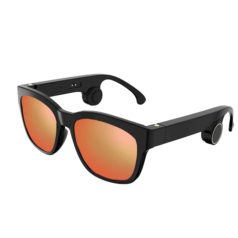 

Smart Audio Safety Wireless Black Glasses Frame Sunglass Waterproof Stereo Headset Bone Conduction Sunglasses