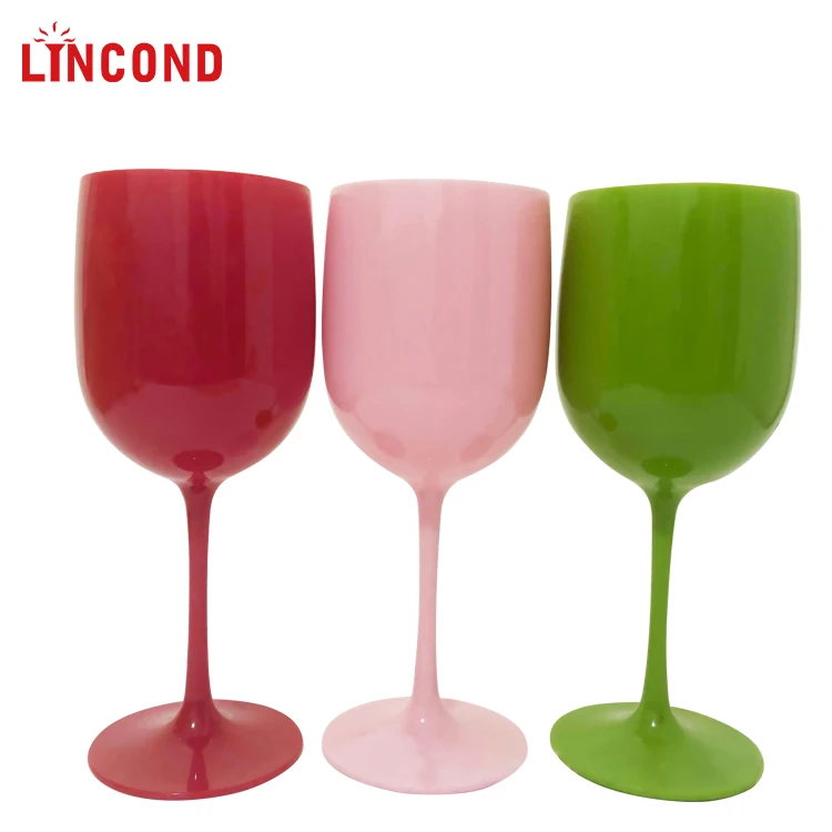 

Unbreakable Champagne Flutes Glasses, BPA-free 100% Tritan Plastic Wine Glasses, Customer's pms color