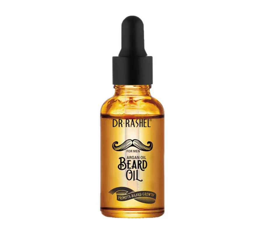 

DR RASHEL 100% Natural Bright And Strong Growth Mens Beard Oil, Transparent