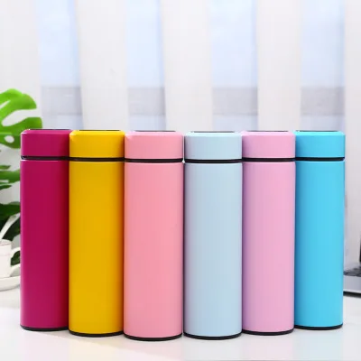 

Mikenda Hot selling smart double wall stainless steel vacuum thermos water bottle with temperature display, Mix