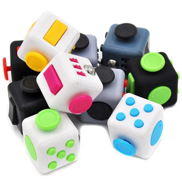 

Colorful Mini Fidget Toy Cube Finger Toys Pressure Relief Puzzles Magic Cubes Anti Stress Multi-Function Fidget Toy Cube