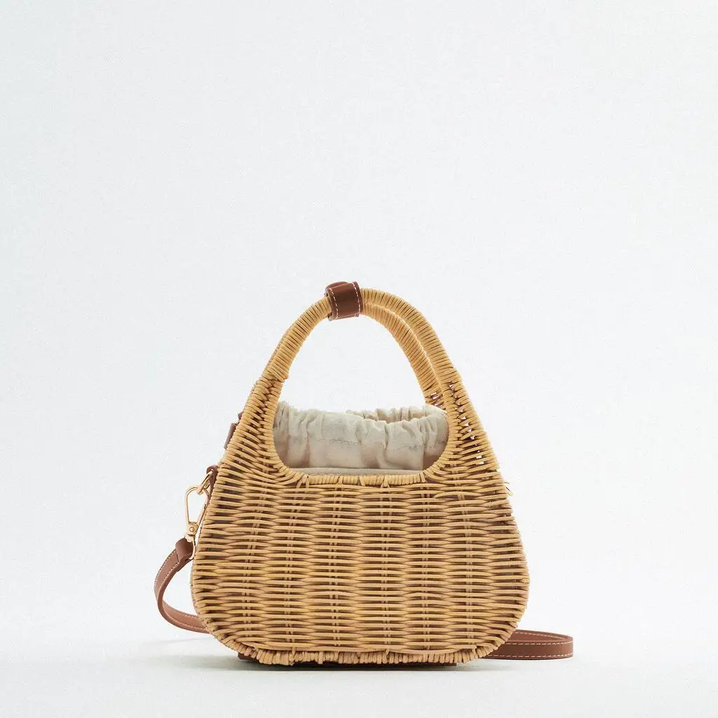 

straw bag summer beach bag handbags for women bohemian style rattan bag wholesale high quality