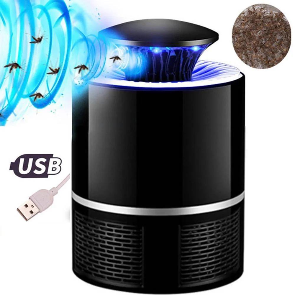

2021 Pest Control best seller Mosquito killer lamp electronic USB outdoor mosquito killer lamp, Black white customized