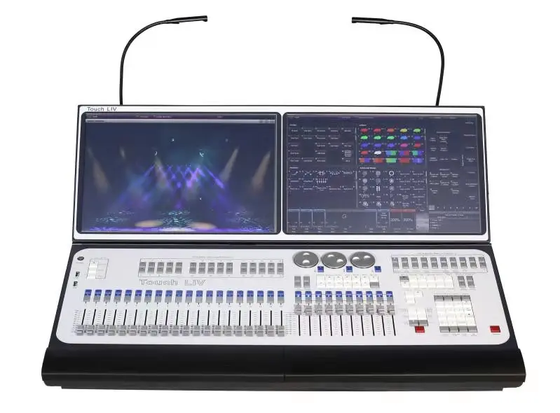 Easy Operate Dj Light Mixers Dmx 512 Dual Screen Tiger Touch Controller