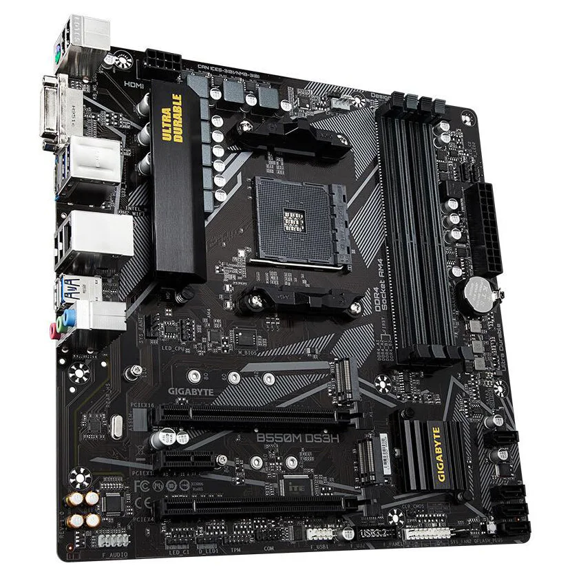 

New GIGABYTE B550M DS3H Motherboard with AM4