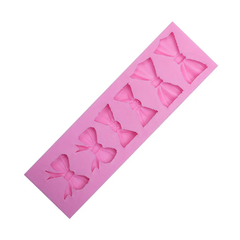 

Rectangular Bow Shape DIY Cake Decoration Silicone Fondant Mold for Baking Pastry Cake Tools Bakeware Mould Making 3d Crafts
