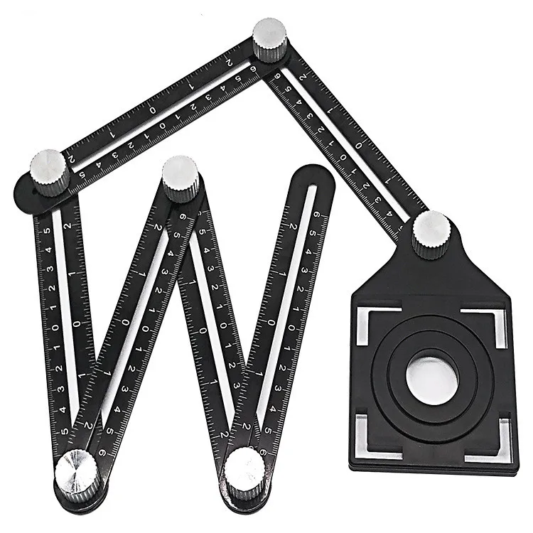 

6-Sided Angle Measurement Tool Tile hole locator