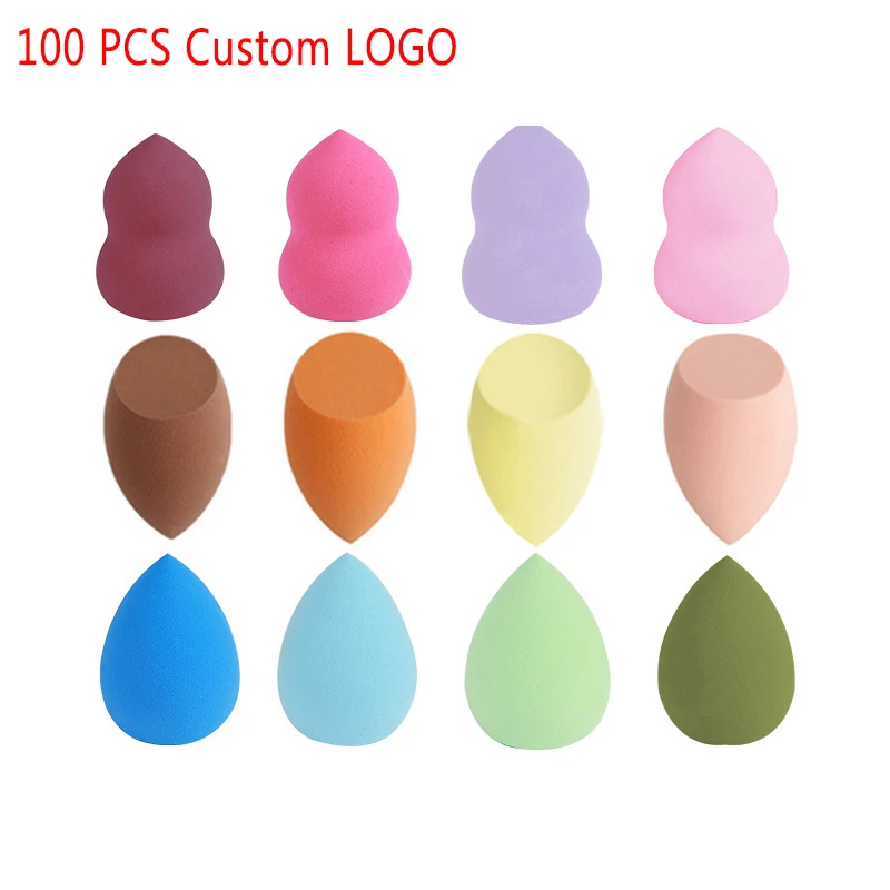 

Lowest MOQ Customized super soft makeup sponge & velvet makeup blender packaging makeup sponges private label