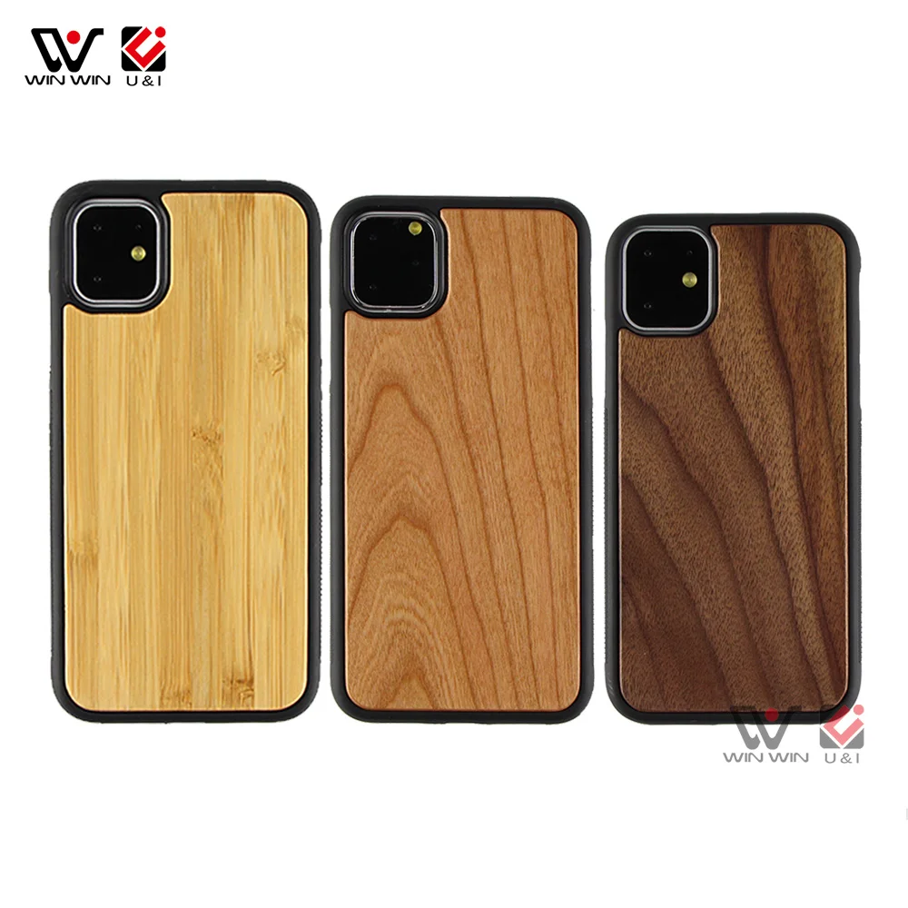 

High Quality Blank Natural Wood Mobile Cell Phone Case Back Cover for iPhone 7 Plus