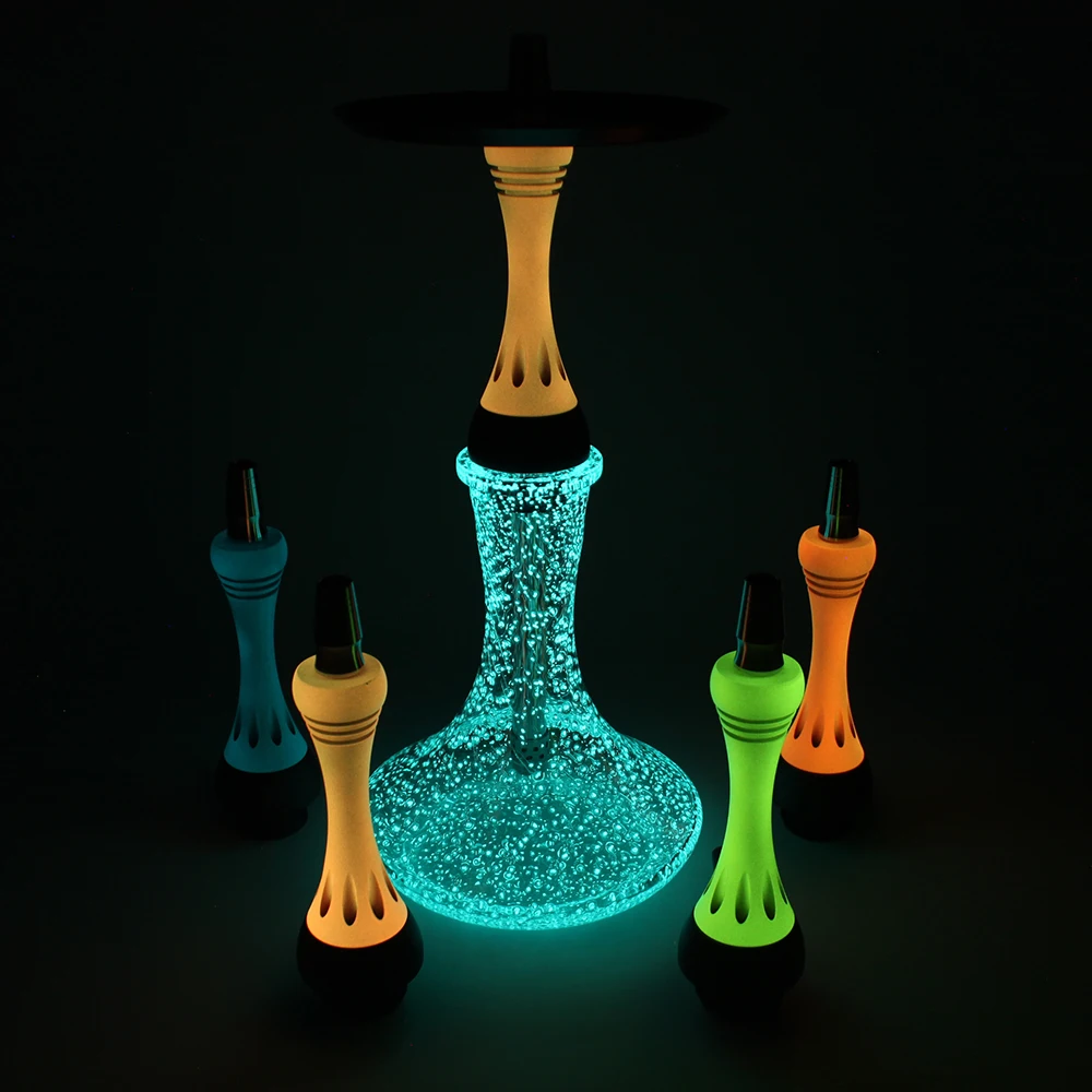 

Alpha Hookah Model X Fluor Shisha Luminous Hookah Removable Diffuser Adsorption Parts Nargile Accessories, Clear