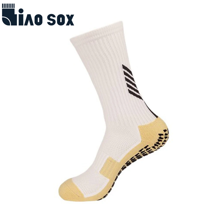 

OEM Non Skid Football Soccer Grips Socks Anti Slip Dryfit Moisture Wicking Crew Team Sports Crew Cotton Socks Custom Logo, Custom color