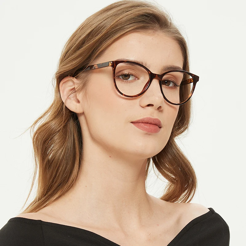 

Anti Blue Light Blocking Glasses Frame Vintage Cat Eye Optical Glasses for Women