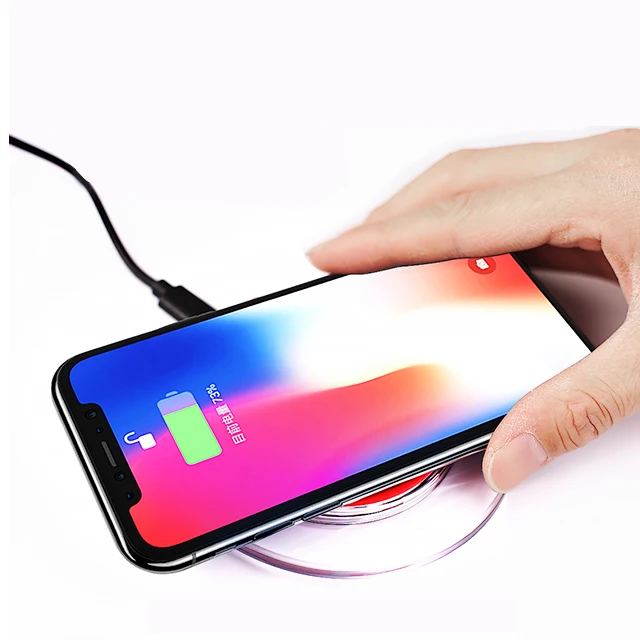 

UUTEK K9 2021 drop shipping hot sale mobile phone wireless charging with QI 5W wireless charger for iphone OEM