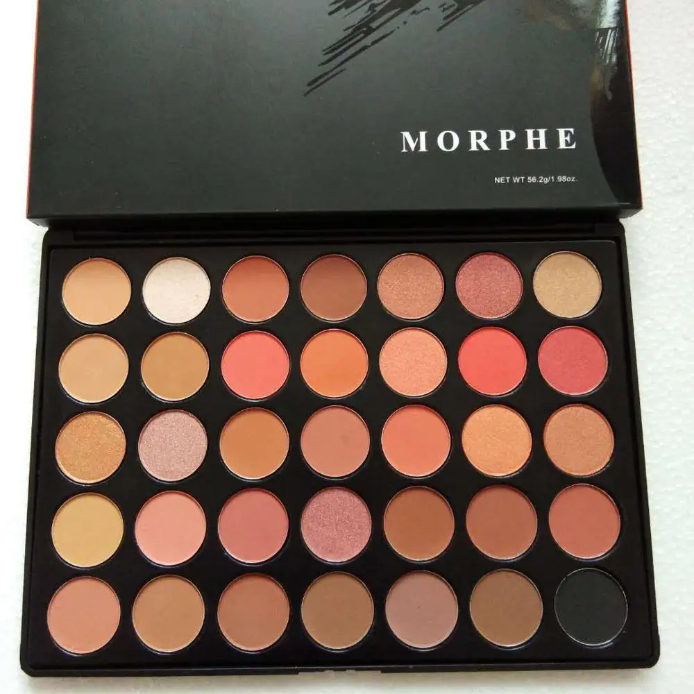 

morphe35O2 Eyeshadow palette vendor stamp high quality matte diamond glitter pigment