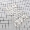 Factory wholesale custom heat press clothing label 3d logo heat transfer sticker