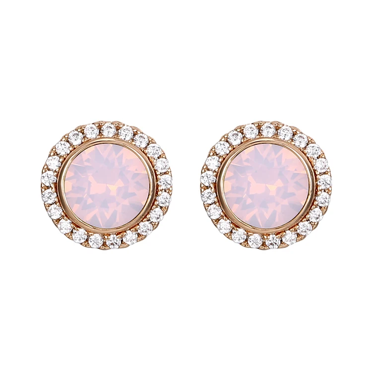 SW90005 xuping hot selling detachable personality two-piece earrings,crystal from Swarovski,cheap crystal stud earring for lady