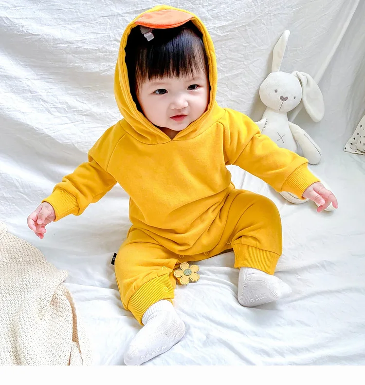 

Baby Clothes Spring and Autumn Net Red Baby Clothes Animal One-piece Climbing Clothes