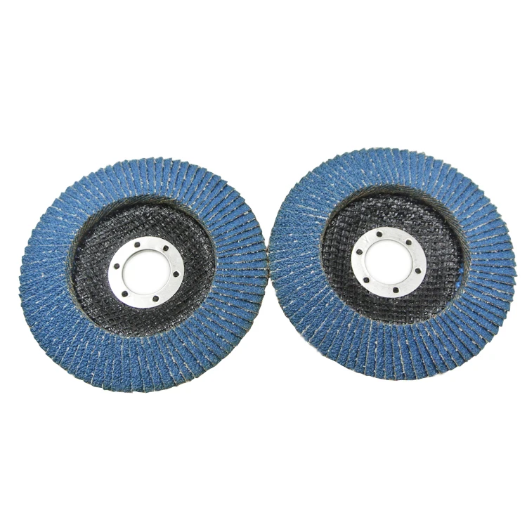

SATC 20PCS 4-1/2" x 7/8" Zirconia Alumina Flap Discs, Blue