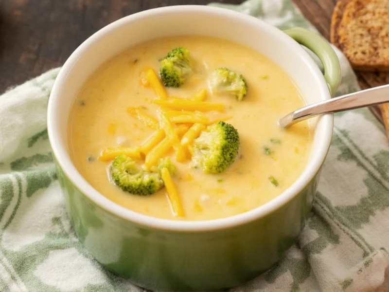 Perfect Broccoli Cheddar Soup with Velveeta: Creamy Recipe