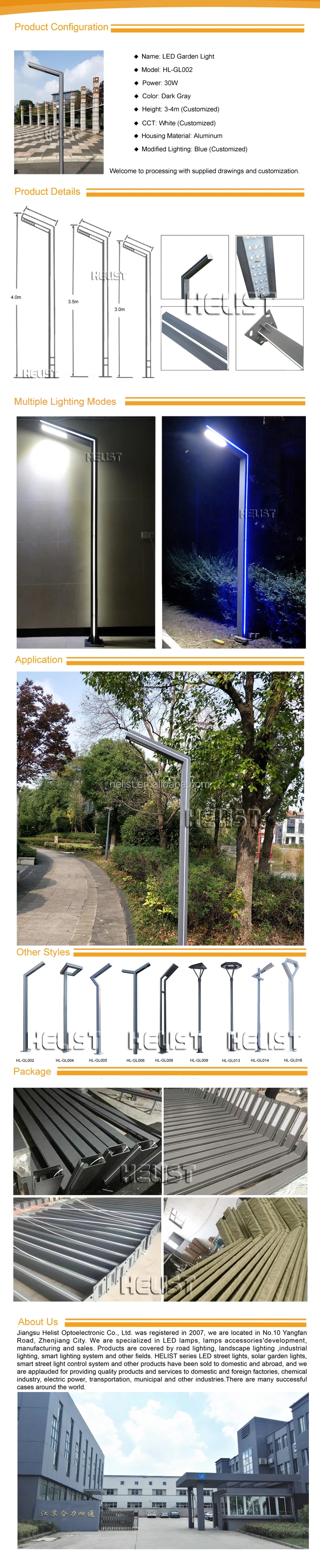 Cheap Ip65 Aluminum Landscape Led Garden Light,Led Street Light Hs Code