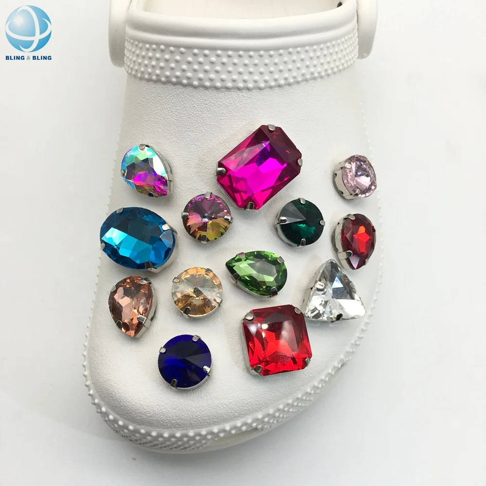 

2021 High quality Luxury Brand CC GG croc shoe charms accessories designer croc pieces charms, Black/gold/rose gold/silver/white ect