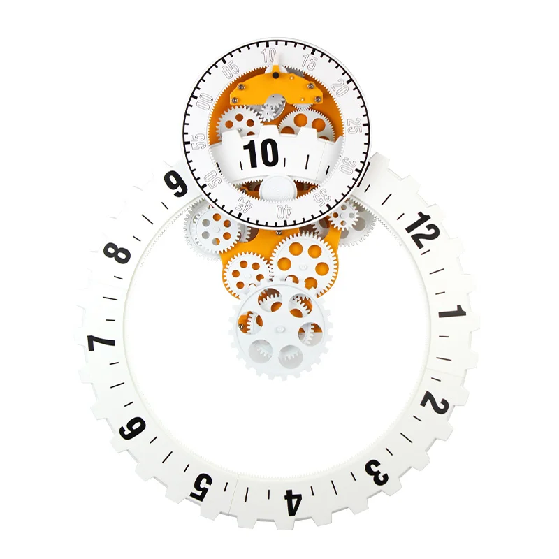 
Room Decoration New Design Sawtooth Shape Gear Wall Clock 