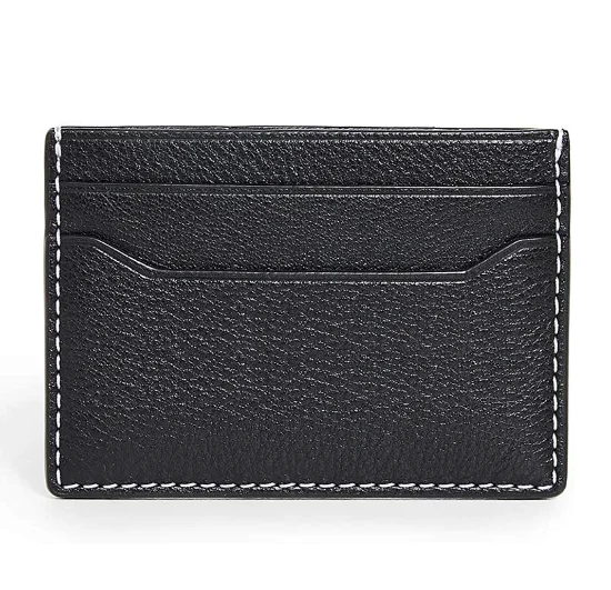 

PU Custom logo Leather Card Holder Leather Slim Credit Card Wallet, Customized