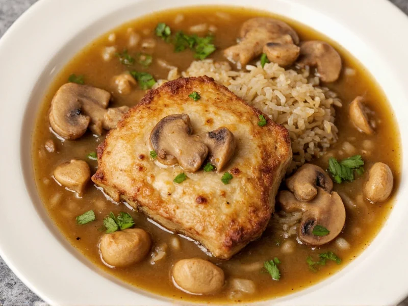 Pork Chops with Rice and Mushroom Soup Recipe