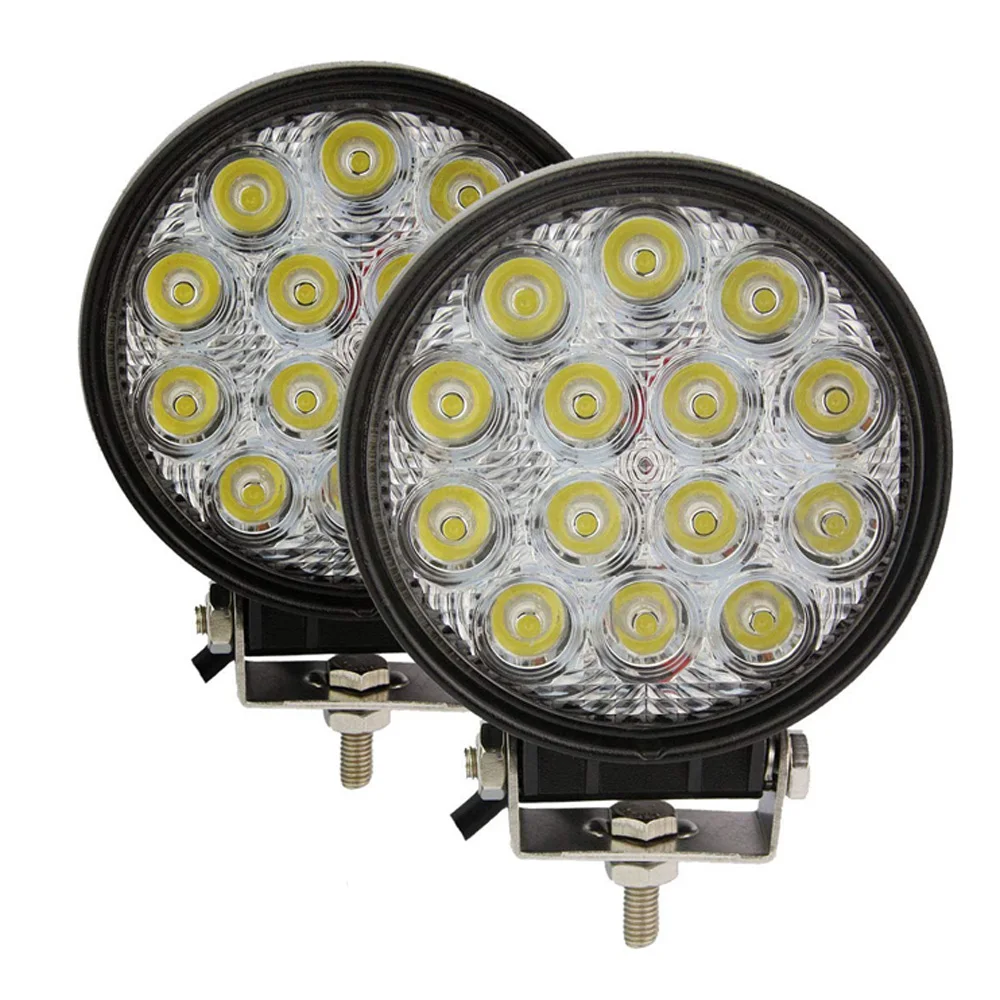 4X4 off road 4.5in 42W 12V 24V Work LED Light Spot Flood 12v LED Work Light