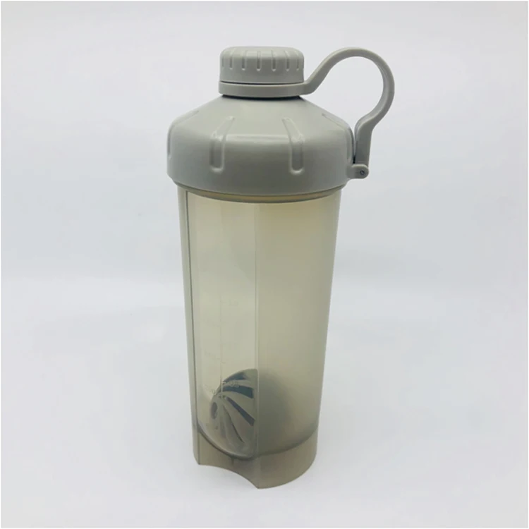 

Wholesale Custom 700ml Plastic Protein Shaker Gym Fitness Shaker Bottle with Mixer Ball, Customized color