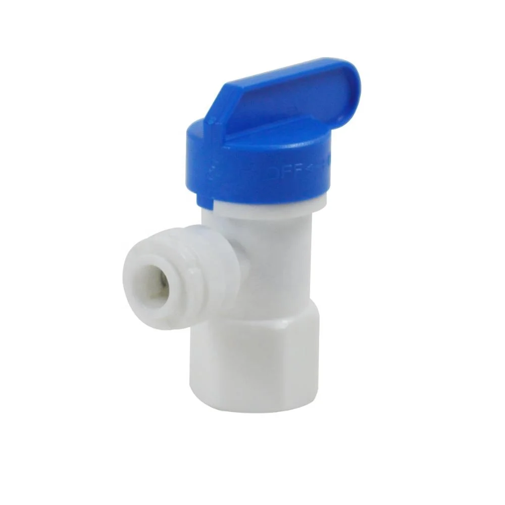
Pressure Tank Ball Valve 1/4 Inch Quick Fitting Connector for Water Filters and RO Reverse Osmosis Systems 