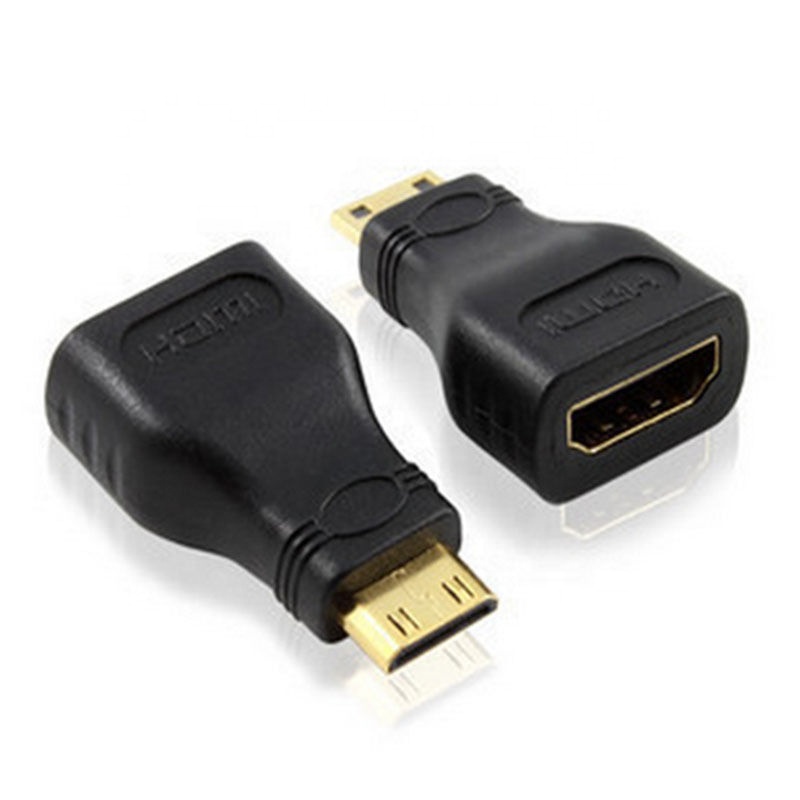 

For 1080P HDTV Mini HDMI(Type C) Male to HDMI(Type A) Female Adapter Connector, Black