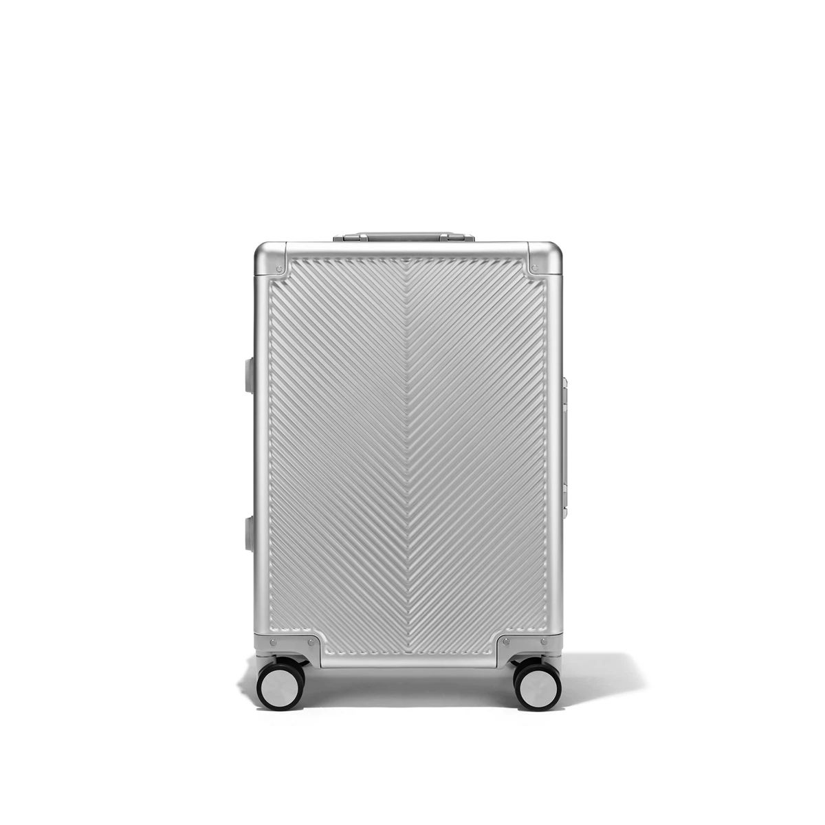 

lightweight hard case trolley luggage bag carry on suitcase aluminum alloy trolley luggage with TSA lock, Red or customized color