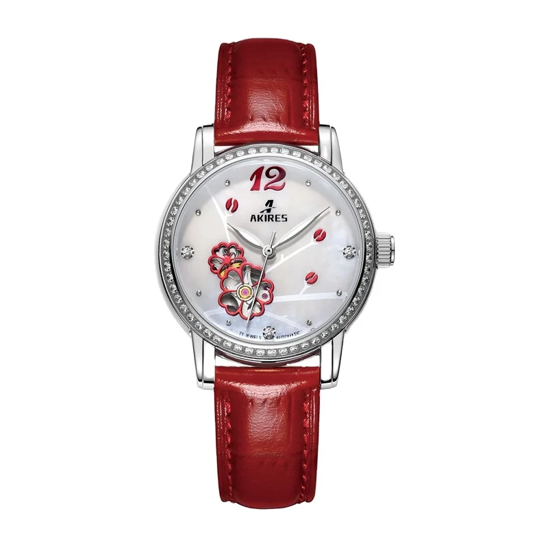 

Brand AKIRES mechanical watch for women Miyota 82s0 automatic Japan movement high quality waterproof classic wristwatch