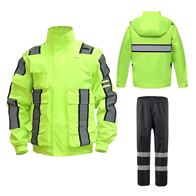 2019 Men's Police Rain Suits Industrial Safety Clothes Waterproof ...
