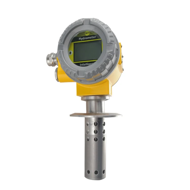 

Online digital display tuning fork density meter for measuring carbonate and silicate